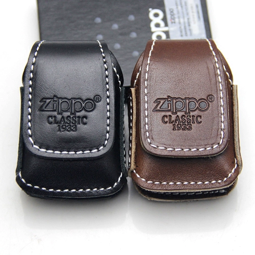 Оригинальная зажигалка, кожаный черный чехол, США, товар из официального магазина, из натуральной кожи