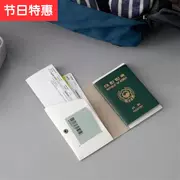 Hàn Quốc k đơn giản tính chất giả da ngắn hộ chiếu thời trang nam nữ thời trang du lịch gói tài liệu gói hộ chiếu - Túi thông tin xác thực