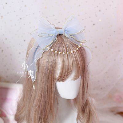 taobao agent Japanese shiffon headband, accessory, Lolita style