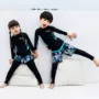 Bộ đồ lặn cho trẻ em Hàn Quốc quần dài tay chống nắng khô nhanh chia hai hoặc ba bộ đồ bơi cho bé trai và bé gái - Bộ đồ bơi của Kid đồ bơi elsa
