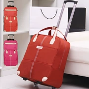 Xe đẩy túi du lịch túi nữ duffel túi xách tay công suất lớn khoảng cách nhỏ túi du lịch nhỏ túi lên máy bay