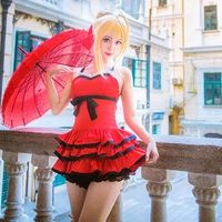 Fgo định mệnh lớn đặt hàng cos tyrant nero saber áo tắm nữ cosplay - Cosplay cosplay