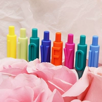 Красочная гелевая ручка для воды для школьников, 36 цветов, 0.5мм, английский