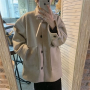 Áo khoác len nữ mùa đông 2018 mới buộc lỏng áo len ấm áp Phiên bản Hàn Quốc của phần dài của thủy triều