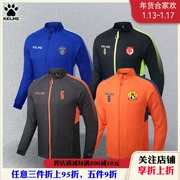 Áo khoác thể thao mới của Calme nam mùa xuân và mùa thu áo sơ mi dài tay bóng đá phù hợp với áo len cổ áo cổ áo K077
