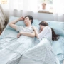 Bông ngày cotton xách tay du lịch túi ngủ đan bông đơn khách sạn đôi trên tấm bẩn - Túi ngủ túi ngủ sơ sinh