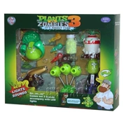 Plants vs Zombies Đồ chơi 2 Hộp quà tặng hoàn chỉnh Đôi búp bê hạt đậu mềm Bob Bob bắp cải Lá Yêu cầu quà tặng trẻ em - Khác