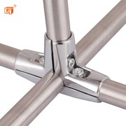 Clip Kẹp cố định mông Fastener Một điểm hai ống thép không gỉ hai chiều nối ống nối ống sắt. - Chốt