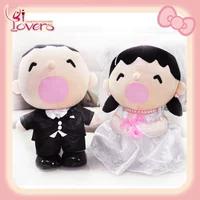 Sanrio Dakou Настоящие западные праздничные свадебные продукты Пара кукол Свадебные подарки