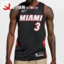 NIKE Nike NBA Miami Heat Flash 3 Số 3 Wade Áo SW Fan Phiên bản 864487-025 - Thể thao sau quần áo chạy bộ nữ