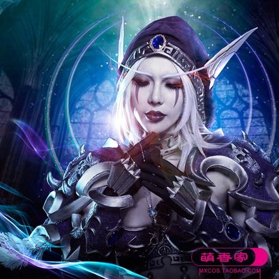 taobao agent Mengxiangjia World of Warcraft Wig Wig Hilvanas Windman Cosplay wigs