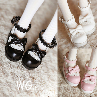 taobao agent 娃GUY Free shipping BJD3 Pats shoes SD10 women's shoes DD lace butterfly foreign shoes AE AS58 buckle shoe XAGA