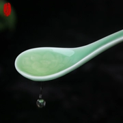 Longquan Celadon Bộ đồ ăn Muỗng gốm Sáng tạo Muỗng gốm Muỗng thìa Muỗng gốm