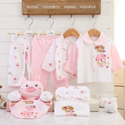 Quần áo sơ sinh cotton cho bé sơ sinh bộ quà tặng trăng tròn quần áo bé cung cấp mùa xuân, mùa hè và mùa thu - Bộ quà tặng em bé