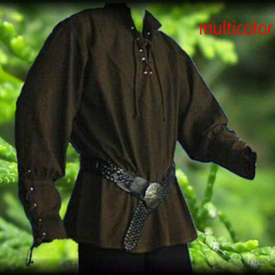 taobao agent Men's retro clothing, belt, top, suit, long-sleeve, suitable for import