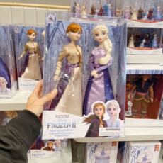 Мягкая игрушка 上海迪士尼冰雪奇缘2玩偶艾莎公主娃娃艾莎公仔安娜娃娃爱莎女王