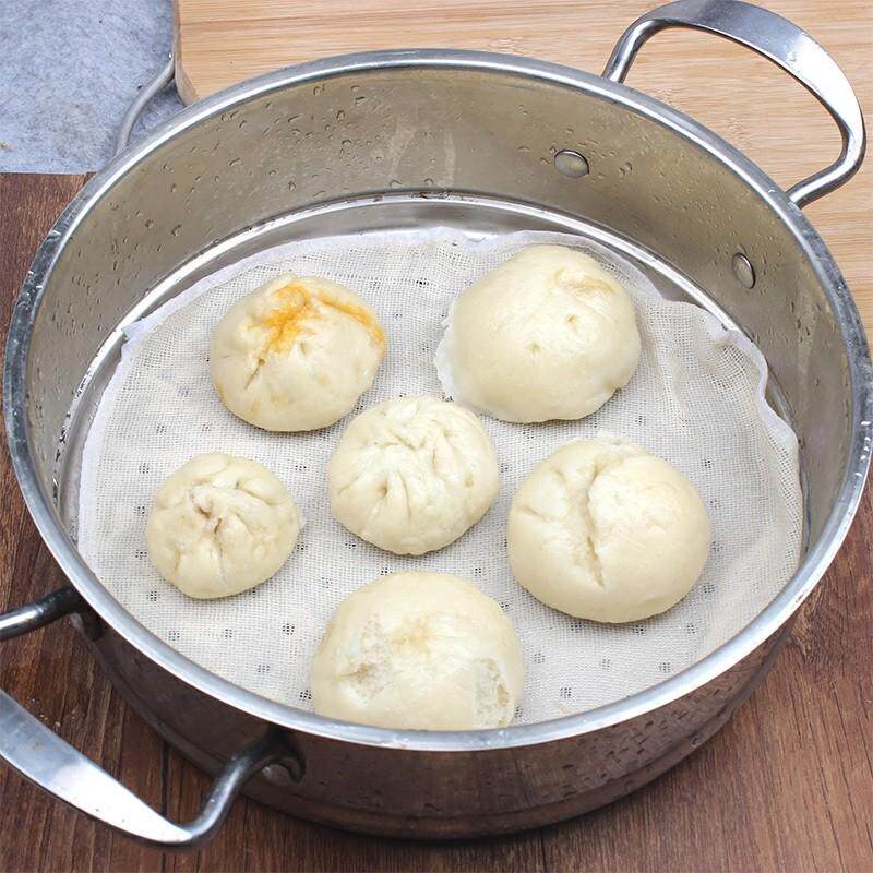 馒头笼屉蒸笼布蒸笼蒸布布不粘蒸菜蒸锅抹布垫子烘焙用纸