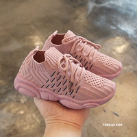 Детская дышащая спортивная обувь для мальчиков, коллекция 2021, мягкая подошва