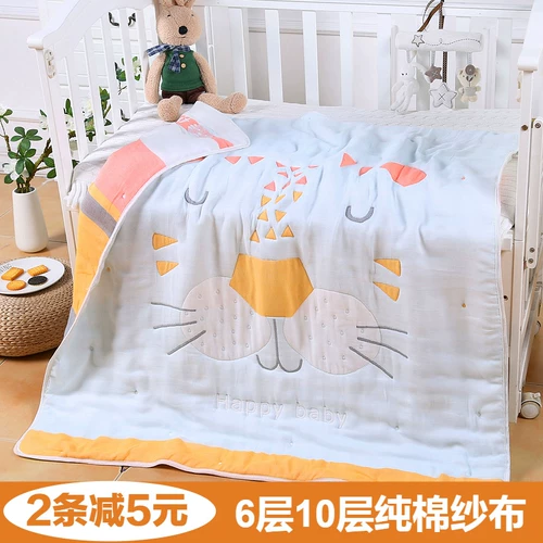 Хлопковое марлевое детское банное полотенце для новорожденных, одеяло