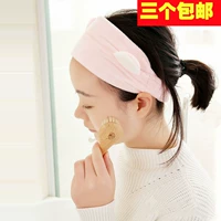 Повязка на голову для умывания, маска для лица, милый комплект, ободок, Южная Корея
