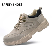 Обувь для рабочей ботинки Summer Anti -Smashing Anti -Pirecing Safety Working Works Shoesshable Sweed Shoe Man