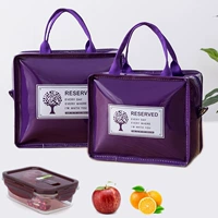 Водонепроницаемый термос, сумка для ланча, большая свежая сумка через плечо, косметичка, в корейском стиле, сумка для еды