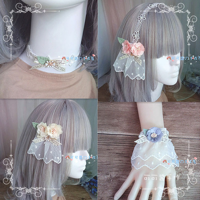 taobao agent Headband, hair accessory, necklace, Lolita style