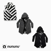 521 ủy quyền chính thức NUNUNU 18 mùa thu và mùa đông áo khoác trẻ em mới có áo khoác sọc gió không được trả lại - Áo khoác