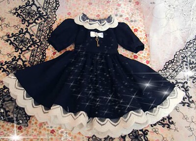 taobao agent BJD doll SD doll 1/6 Tibetan blue dress (customized size）