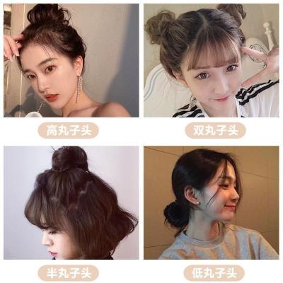 绍樱发量少需备发型神器懒人盘发器丸子头无痕时尚百搭减龄