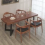 Bàn ăn hình chữ nhật của khách sạn có thể được tùy chỉnh Phòng khách nhà gỗ và bàn ghế gỗ kết hợp - Đồ gỗ ngoài trời ban ghe sat ngoai troi