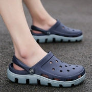 Phiên bản Hàn Quốc của xu hướng dép và dép nam mùa hè giày dép nam dép đôi sử dụng dép cá tính - Giày thể thao / sandles