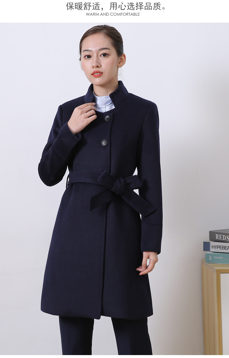 2020羊毛制服新制服外套呢子加厚移动加棉公司工作服