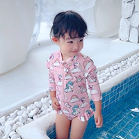 Брендовый детский милый купальник для принцессы, коллекция 2023, в корейском стиле, в западном стиле