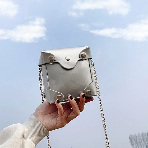 Небольшая сумка, сумка через плечо, цепь, сумка на одно плечо, популярно в интернете, 2020, в корейском стиле