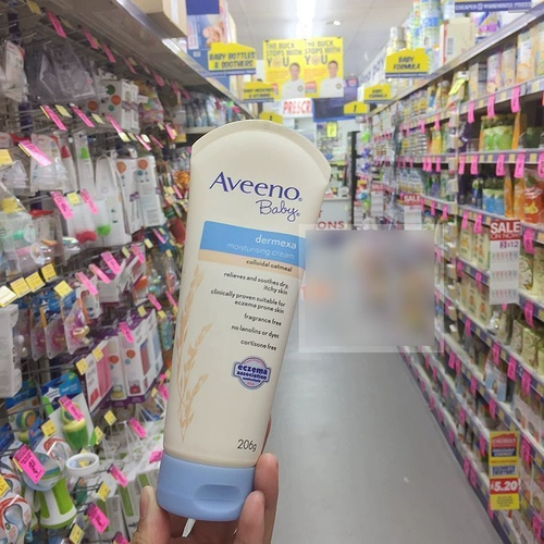 Австралийская покупка Aveeno Baby Dermexa младенец овсяный крем 206 г 206 г