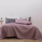 Sợi bông hai lớp được giặt bằng vải bông châu Âu trải giường ba tấm dày bông phủ chăn trống - Trải giường