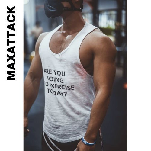 MAXATTACK欧美潮宽松健身背心男夏季速干跑步篮球训练T恤无袖坎肩