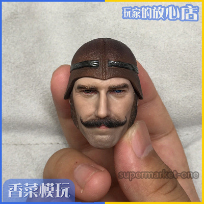 taobao agent 1/6 Soldier Head Sculpture New York Gangster Butcher Bill Head Sculpture Battle Damaged Edition and Regular Edition Spot