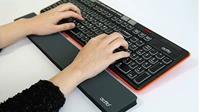 Клавиатура, механический ноутбук, полиуретановый настольный коврик подходящий для игр, напульсники, мышка