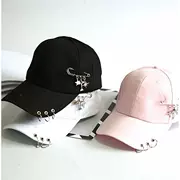 Mũ mùa hè nữ hoang dã phiên bản Hàn Quốc của mũ bóng chày giản dị Anh nam hip hop sinh viên đường phố - Bóng chày