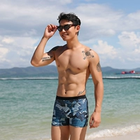 Quần bơi nam 2019 mới bơi quần thể thao thoáng khí quần short bốn góc boyshort nam bơi quần short suối nước nóng - Nam bơi đầm quần bơi tam giác nam