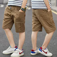 Детские летние шорты для мальчиков, хлопковые штаны, летняя летняя одежда, в корейском стиле, 2021 года