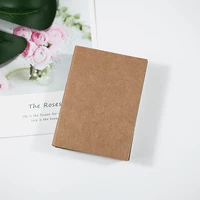 Retro Cowhide Notebbook Blank Simple Creative Hand Ledger Passport TN Внутренние страницы этого путешественника для основного ядра