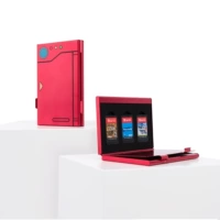 Хвост Liangpin | Nintendo Switch Game Card Band Eff Book Card Box Aluminum сплав материал маленький и изысканный