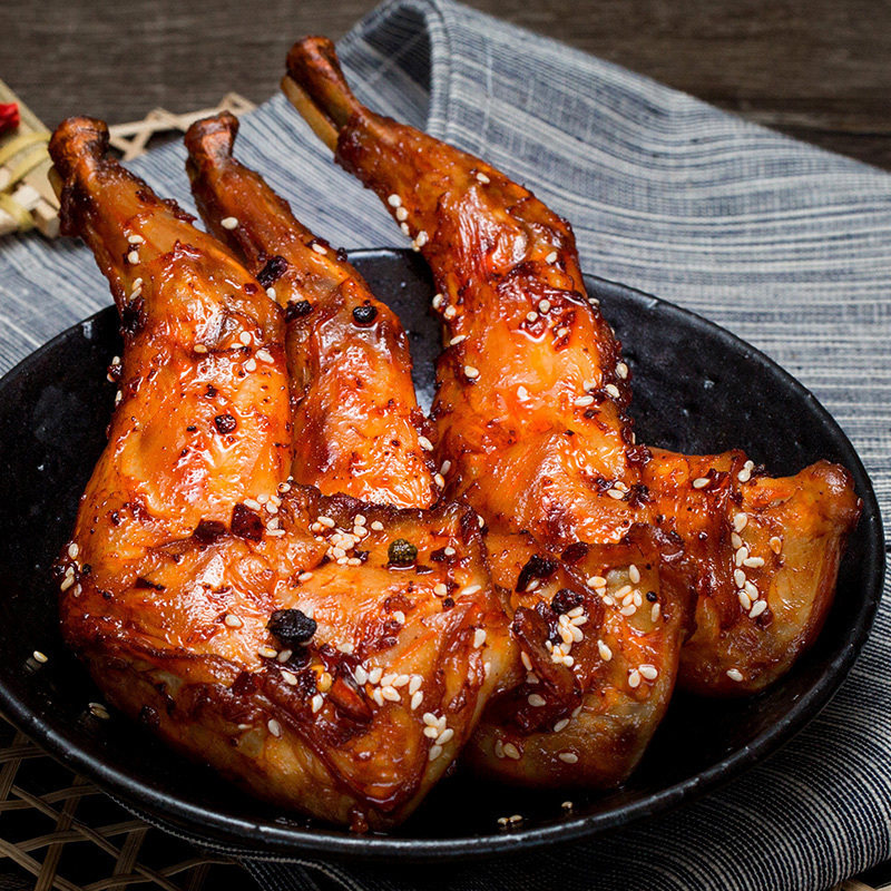 正宗成都兔腿3只装麻辣冷吃零食