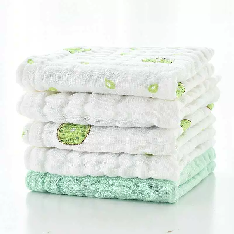 Khăn gạc cho bé mặt khăn cotton siêu mềm cho bé sơ sinh tắm nhỏ vuông bé nước bọt khăn - Cup / Table ware / mài / Phụ kiện