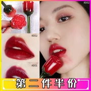 Trang điểm thời trang Seoul Hàn Quốc LABIOTTE Lan Ou Rose Lip Gloss Kem dưỡng ẩm Lip Gloss Wine Red Lip Gloss - Son bóng / Liquid Rouge