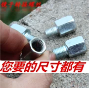 Xe máy điện phía sau xem gương chuyển đổi vít 8 mm chuyển đổi 10 mm tích cực và tiêu cực gương gương vít - Xe máy lại gương