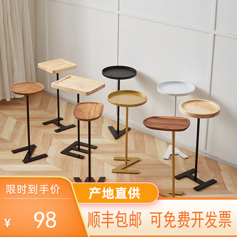 bàn trà nhật Mini gỗ nguyên khối đầu giường góc hẹp một vài phòng khách sofa phòng ngủ bàn nhỏ một vài di động đơn giản ánh sáng sang trọng ban công bàn trà nhỏ bàn tra bàn trà kim cương mặt đá